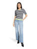Betty Barclay Basic-Pullover kurzarm in Patch Dark Blue/Green