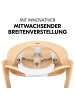 Hauck Hochstuhl Beta Plus Natural - im Sparset in black,gray