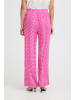 ICHI Casual IHAYA Regular fit in PINK/WHITE GRAPHIC SCALLOP