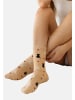 Yuhu Damen Wollsocken mit Katzenmotiv im 6er Pack in Mehrfarbig