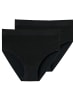 Schiesser Slip Retro Classic Seamless in Schwarz