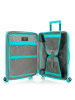Heys HiLite 4 Rollen Trolley M 63.5 cm mit Dehnfalte aqua breeze