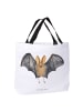 Mr. & Mrs. Panda Shopper Tasche Fledermaus Flügel ohne Spruch in Weiß