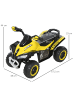 HOMCOM Rutschauto in Gelb 67L x 5B x 38H cm