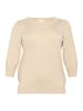 KAFFE curve Strickpullover KCloni in Feather Gray Melange