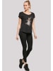 F4NT4STIC Long Cut T-Shirt Dschungelbuch Mogli und Balu in schwarz