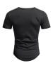 Alessandro Salvarini A.Salvarini Herren T-Shirts AS-077 in Schwarz