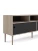 ebuy24 TV Tisch Penny Schwarz 148 x 41 cm