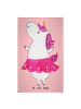 Mr. & Mrs. Panda Gästehandtuch Einhorn Ballerina ohne Spruch in Rot Pastell