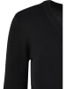 Urban Classics Urban Classics Damen Ladies Knitted V-Neck Sweater in black