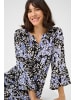 Kaffe Kleid KAlea A-shape in Blue Leopard