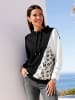 Heine Sweatshirt in hellgrau-schwarz-bedruckt