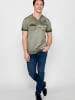 KOROSHI Kurzarm T-Shirt in khaki