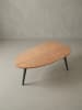 KADIMA DESIGN Couchtisch Akazie Massivholz 110 x 45 x 60 cm Wohnzimmertisch