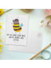 Mr. & Mrs. Panda Wanddeko Hummel flauschig mit Spruch in Weiß