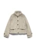Vero Moda Kunstfell Jacke in Oatmeal