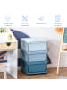 HOMCOM Schubladenschrank sechs Ebenen