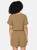 KOROSHI KURZÄRMELKLEID in khaki