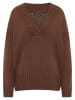 faina Damen Strickpullover in Braun