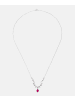 Diamant L'éternel Halskette aus 375 Weißgold mit Diamant mit Rubin