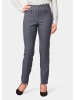GOLDNER Elegante Stretchhose mit Schlupfbund in graphit