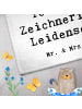 Mr. & Mrs. Panda Gästehandtuch Technische Zeichnerin Leidenschaf... in Weiß