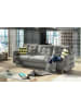 MF Design 3-Sitzer-Sofa Thor in Webstoff Grau in Grau -  (L) 235 x (B) 235 x (H) 73 cm
