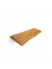 relaxdays Wandregal "Baumkante" in Natur - (B)60 x (H)3 x (T)22 cm