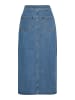 Vila Jeansrock in Medium Blue Denim