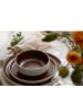 Studio Round Lunchteller North in Matte white/Matte bark