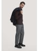 Hessnatur Strick Pullover in schwarzbeere
