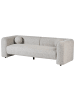 Beliani 3-tlg 3-Sitzer Sofa LEIREN in Beige