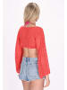 IZIA Women Sweater in orange