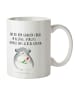 Mr. & Mrs. Panda Kaffeebecher Chinchilla Blume mit Spruch in Weiß