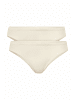 Hessnatur Slip Low Cut 2er-Set in natur