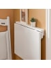 SoBuy Wandtisch in Mattweiß - (W) 40 x (H) 26 x (L) 60 cm
