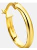 Diamant L'éternel Creolen aus 375 Gelbgold