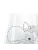 Mr. & Mrs. Panda Laterne Wüstenfuchs Blumen ohne Spruch in Transparent