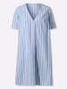 Heine Druck-Kleid in eisblau-jeansblau-gestreift