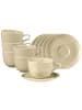 Seltmann Weiden 6er Set Milchkaffeetassen mit Untertassen Terra in 400 ml in Sandbeige