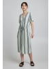 ICHI Blusenkleid IHEA DR - 20116066  Blusenkleid mit Bindeband in Grün
