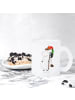 Mr. & Mrs. Panda Glas Einhorn  ohne Spruch in Transparent