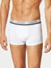 Schiesser Boxershorts Uncover in weiss-blau