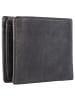 Greenburry Vintage Washed Geldbörse Leder 13 cm in anthrazite