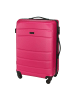 Wittchen Medium suitcase and cosmetic case made of textured in Pink