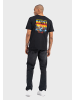 OLDSKULL T-Shirt Retro Pixel Battle Logo Graphic in Black