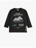 KOTON T-shirt in Anthrazit