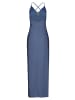 Vera Mont Abendkleid figurbetont in Blue Stone