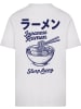 Merchcode T-Shirt "Japanese Ramen Tee" in Weiß
