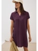 Cecil 'Strukturkleid in Unifarbe' Lila